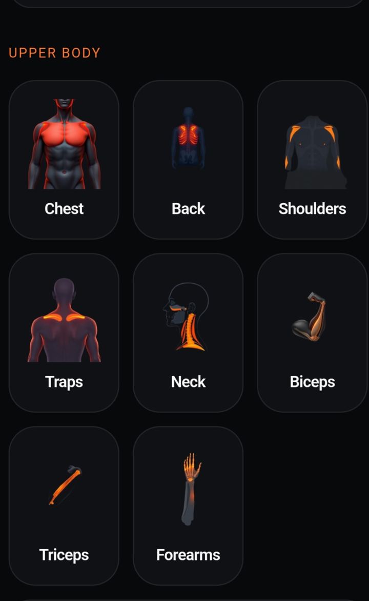 SkeletMotion Exercise Library · 700+ exercises screen