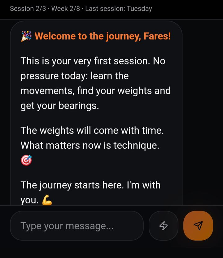 SkeletMotion AI Coach screen